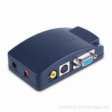 VGA to Composite/RCA Converter, Measures 110x56x36mm